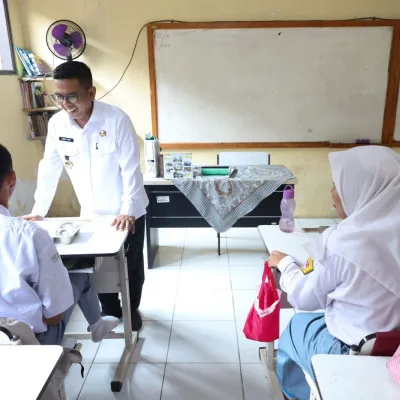 Gubernur Banten Tinjau Program Makan Bergizi Gratis di SMAN 2 Kabupaten Tangerang