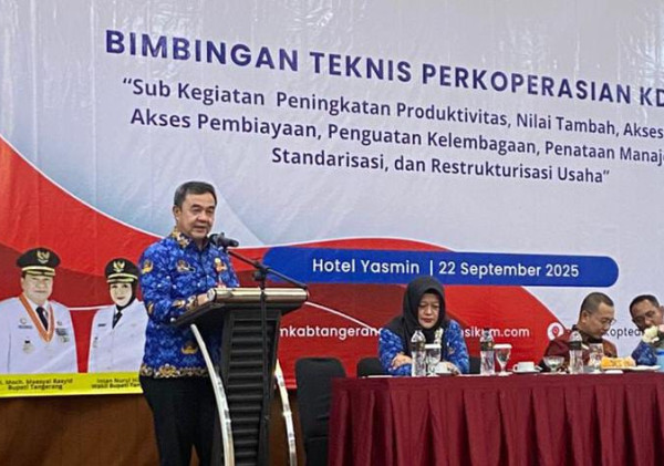 Sekda Tangerang Tegaskan 58 Koperasi Desa-Kelurahan Merah putih Jadi Motor Ekonomi Baru, Bimtek Digelar Dihotel Yasmin