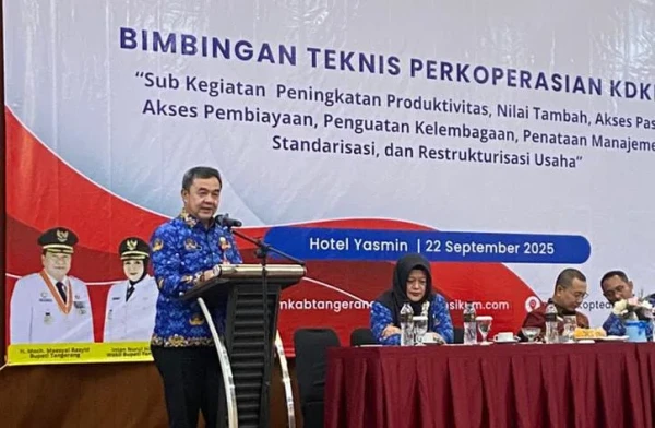 Sekda Tangerang Tegaskan 58 Koperasi Desa-Kelurahan Merah putih Jadi Motor Ekonomi Baru, Bimtek Digelar Dihotel Yasmin