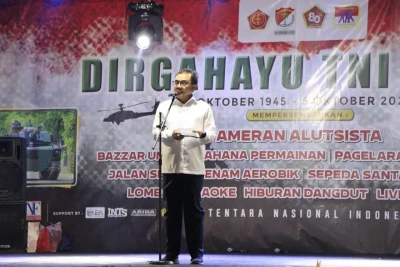 Meriah! Pameran Alutsista & Pasar Raya Warnai HUT ke-80 TNI di Tigaraksa