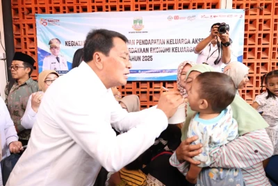Bupati Maesyal Rasyid Gerak Cepat! Ribuan Keluarga Berisiko Stunting Dapat Bantuan Gizi untuk Cegah Kasus Baru
