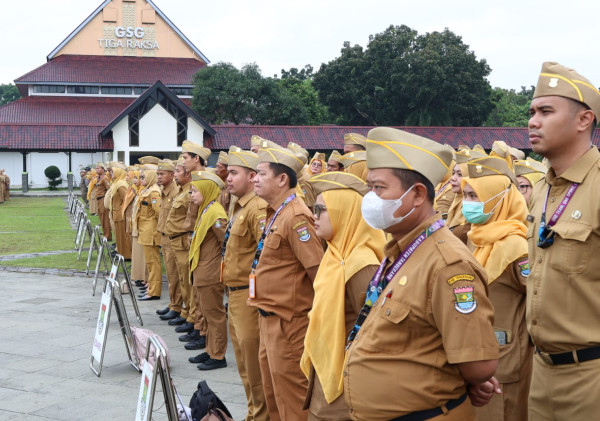 Apel Awal Februari, Sekda Tangerang Ingatkan ASN: Triwulan Pertama Penentu Nasib Pembangunan 2026