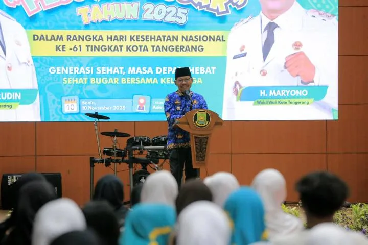 Wali Kota Tangerang Ajak Remaja Jadi Penggerak Hidup Sehat Lewat Gebyar Remaja “Pejuang Bugar”
