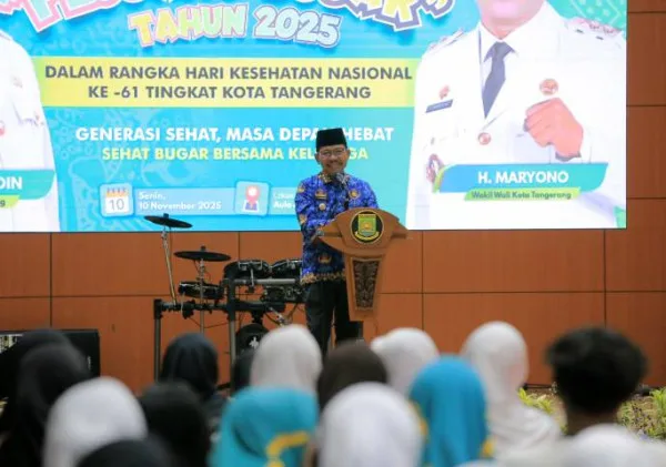 Wali Kota Tangerang Ajak Remaja Jadi Penggerak Hidup Sehat Lewat Gebyar Remaja “Pejuang Bugar”