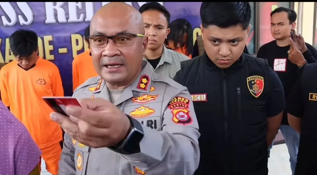 Polsek Cikande Bongkar Komplotan Spesialis Ganjal ATM Lintas Provinsi
