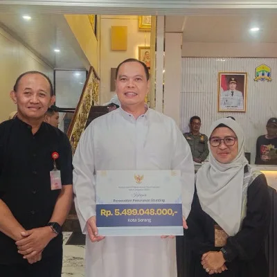 Pemkot Serang Terima Dana Insentif Fiskal Rp5,4 Miliar untuk Dukung Penurunan Stunting