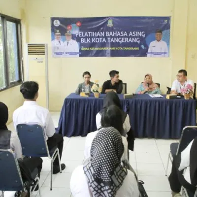 Anak Muda Antusias Ikuti Pelatihan Bahasa Asing di BLK Kota Tangerang