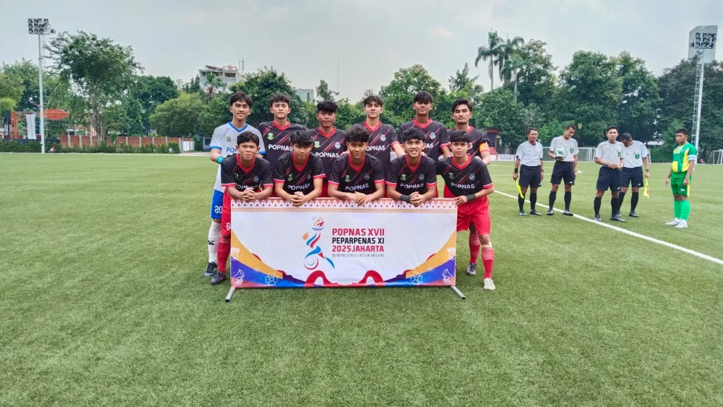 TIM SEPAK BOLA BANTEN MELAJU KE SEMIFINAL POPNAS XVII TAHUN 2025