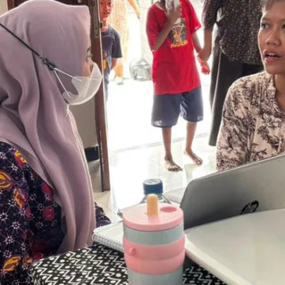 PUSKESMAS PAGEDANGAN GELAR POSYANDU FOKUS CEGAH STUNTING DI DESA KARANG TENGAH