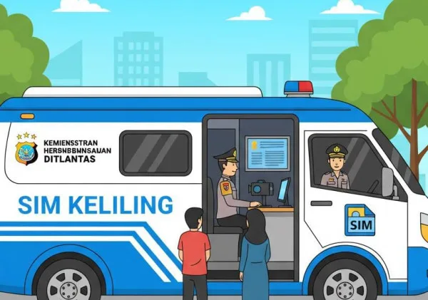 Layanan SIM Keliling di Kota dan Kabupaten Serang, Cek Lokasinya Hari Ini!