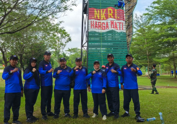 Retret PWI Hari Ketiga, PWI Banten Ikuti Pembekalan Menhan dan Outbound Bela Negara