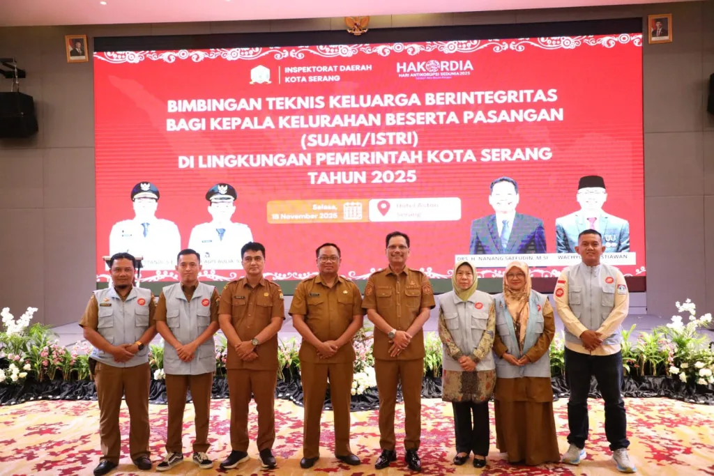 Pemkot Serang Gelar Bimtek Keluarga Berintegritas untuk Perkuat Aparatur Kelurahan