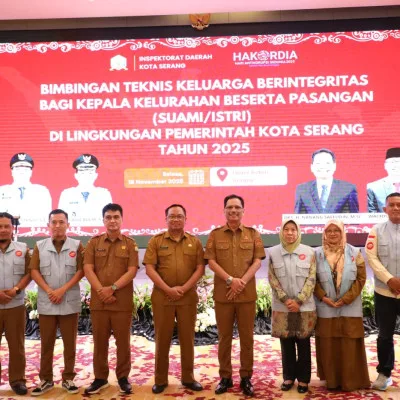 Pemkot Serang Gelar Bimtek Keluarga Berintegritas untuk Perkuat Aparatur Kelurahan