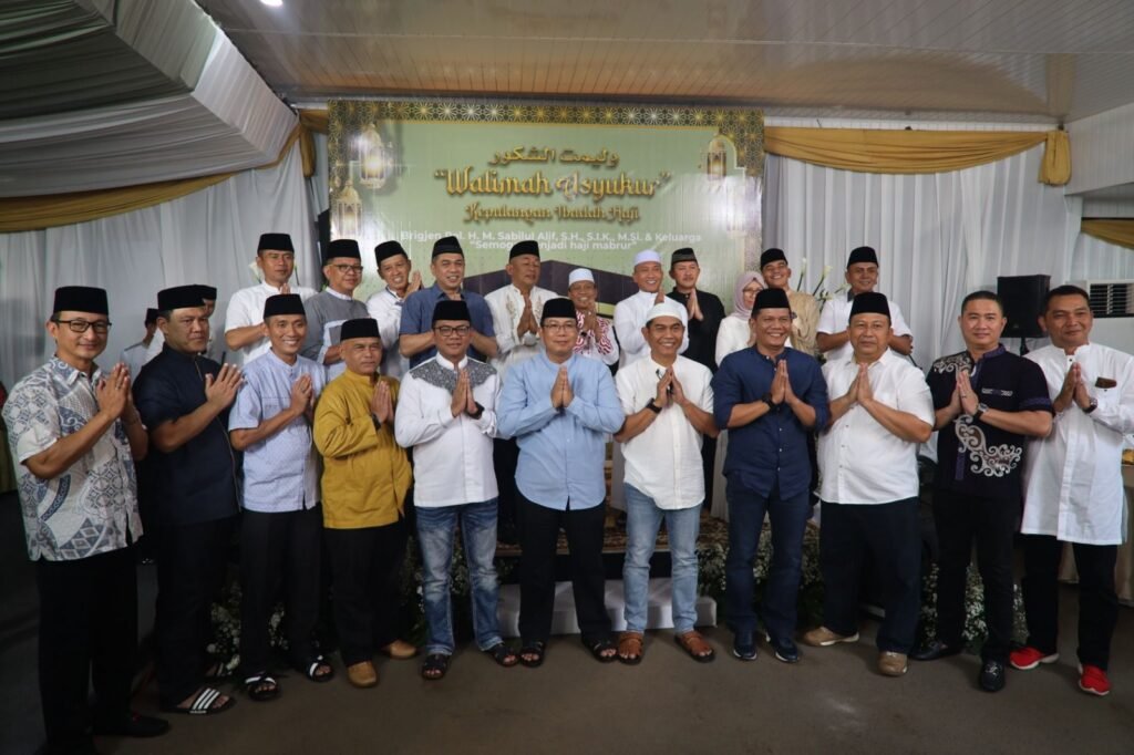 Selesai Ibadah Haji, Wakapolda Banten Gelar Walimah Asyukur