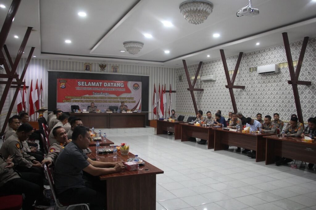 Tim Divhumas Polri Laksanakan Pensatwil di Polresta Serang Kota