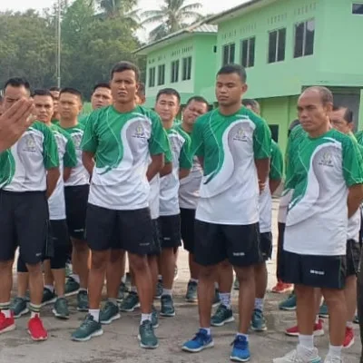 Dandim 0602/Serang Tekankan Pimpin Olahraga Jaga Kesehatan Anggota