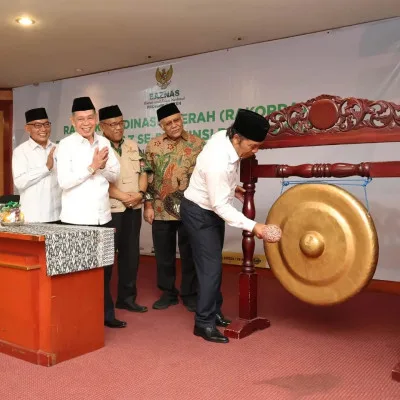 Pj Gubernur Banten Al Muktabar Buka Rapat Koordinasi Daerah Baznas dan LAZ