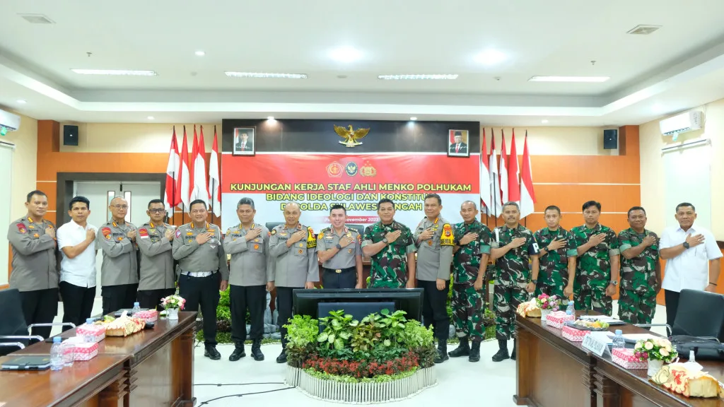 Jelang Pemilu 2024, Polda Sulteng Gelar Rakor Netralitas ASN, TNI dan Polri