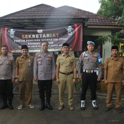 Menghadapi Pemilu 2024, Bidpropam Polda Banten Cek Kesiapan Personel di Kecamatan Petir Dalam