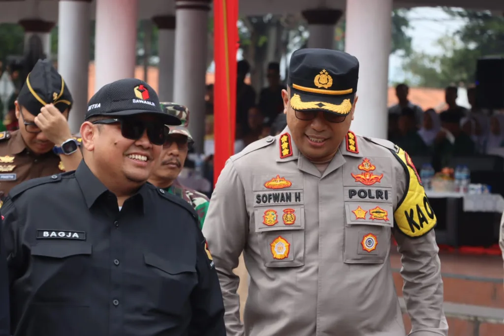 Polda Banten Hadiri Apel Siaga Pengawasan Pemilu Tahun 2024