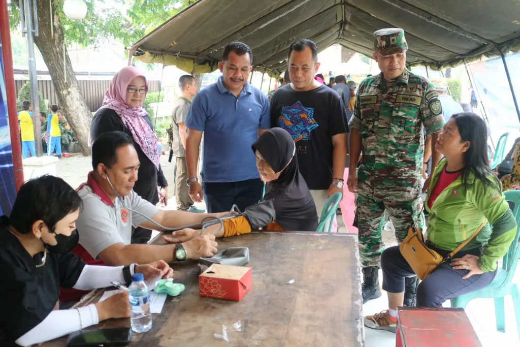 Meriahkan HKN Ke-59, Kodim 0602/Serang Gelar Pengobatan Gratis