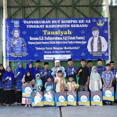 Tasyakur Peringatan HUT ke-52 Korpri, ASN Pemkab Serang Diminta Tingkatkan Keterampilan Digital