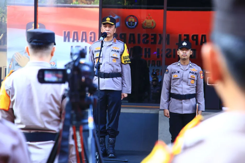 Satgas Humas Polri Gelar Apel Kesiapsiagaan Pengamanan Nataru 2024, Pemudik Harap Melaporkan Rumah Yang Ditinggalkan