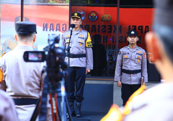 Satgas Humas Polri Gelar Apel Kesiapsiagaan Pengamanan Nataru 2024, Pemudik Harap Melaporkan Rumah Yang Ditinggalkan