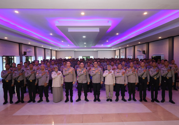 Sosialisasi Polda Banten Terkait Pelayanan Hak PNPP Kepada Siswa Diktuk Bintara Polri Gel II