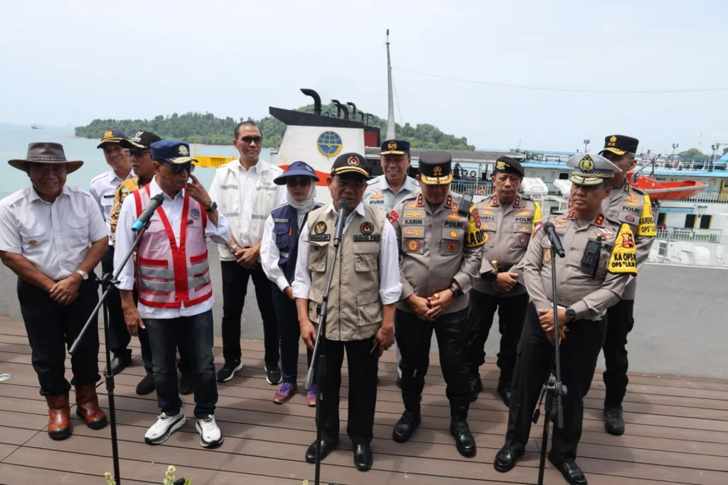 Pengecekan Kesiapan Operasi Lilin 2023-2024 Di Dermaga 6 Eksekutif Pelabuhan penyeberangan Merak-Bakauheni