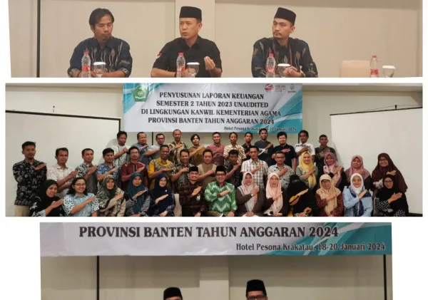 Penyusunan Laporan Keuangan Tahun 2023 pada Tahun Anggaran 2024 di Kanwil Kemenag Banten