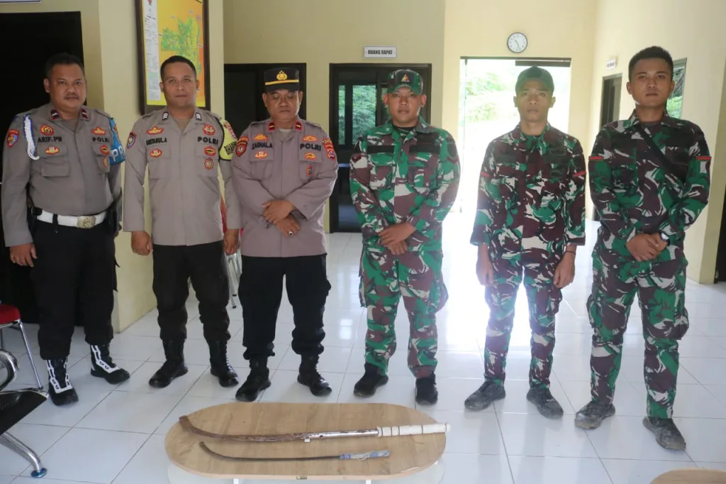 Gelar Aksi Swiping, Tim Satgas TMMD Gagalkan Aksi Tawuran Antar Warga