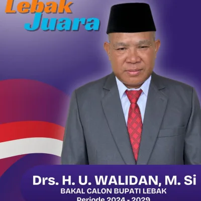 Walidan Putra Asli Daerah Lebak Siap Bersaing di Pilkada Lebak 2024
