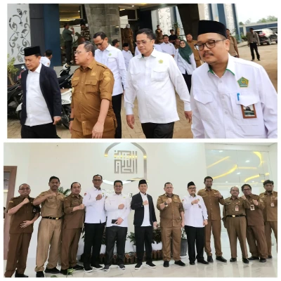 Kanwil Kemenag Banten Tinjau Kesiapan Hotel Grand El-Hajj untuk Embarkasi dan Debarkasi Jamaah Haji Asal Banten