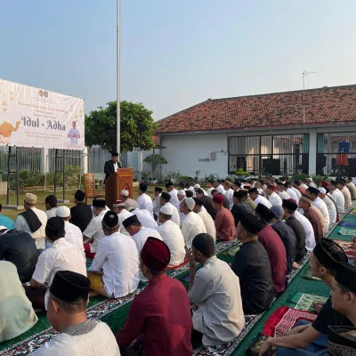 Rayakan Idul Adha, Lapas Serang Gelar Shalat Ied dan Kurban