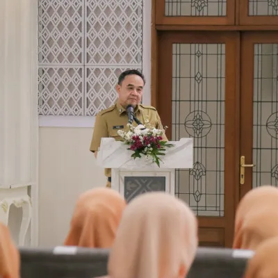 Sekda Hadiri Musda DWP Kabupaten Tangerang Tahun 2025 Dan Pengukuhan Ketua dan Pengurus DWP Dinas/Badan/Kantor dan Kecamatan Masa Bakti 2025-2029