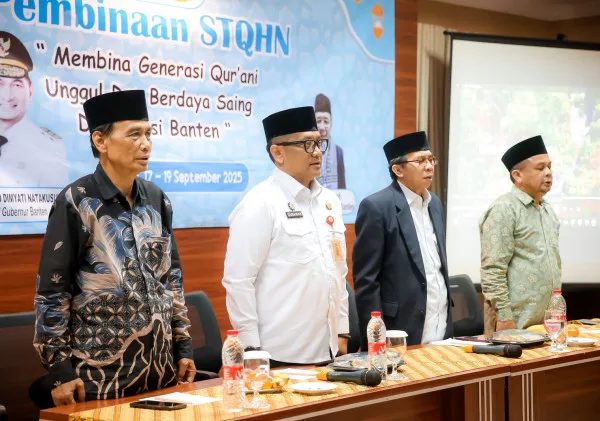 Pemprov Banten Ingatkan Kafilah STQH Nasional Tekun Berlatih dan Jaga Nama Baik Daerah