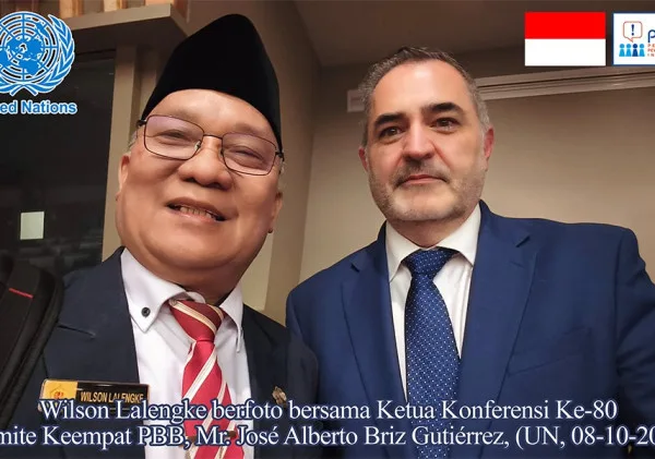 Ketua Konferensi Ke-80 Komite Keempat PBB Berikan Komentar atas Pidato Wilson Lalengke