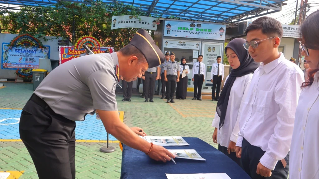 Imigrasi Serang Sambut Peserta Pemagangan Nasional Batch II, Menaker: Pemagangan adalah Investasi Jangka Panjang SDM