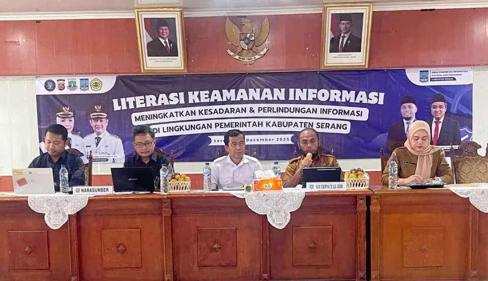 Diskominfo Serang Genjot Literasi Keamanan Informasi, Tekankan Bahaya Kebocoran Data Pribadi