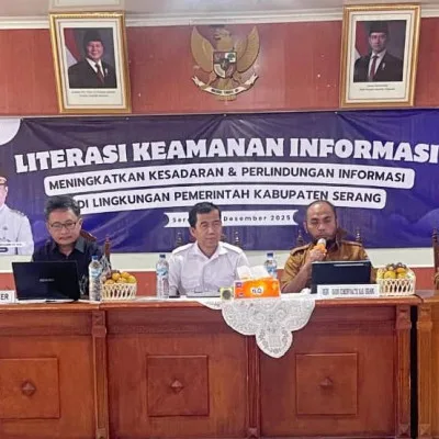 Diskominfo Serang Genjot Literasi Keamanan Informasi, Tekankan Bahaya Kebocoran Data Pribadi