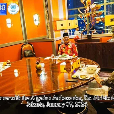 PPWI dan Dubes Aljazair Gelar Pertemuan Silaturahmi Bahas Kerja Sama Sosial Budaya
