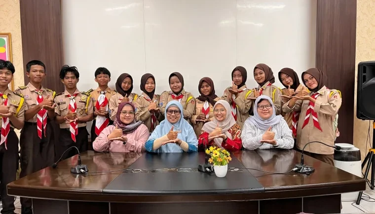 Promkes Puskesmas Pagedangan Bekali Anggota Saka Bakti Husada dengan Pengetahuan Gizi