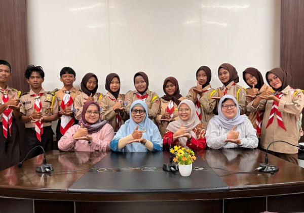 Promkes Puskesmas Pagedangan Bekali Anggota Saka Bakti Husada dengan Pengetahuan Gizi