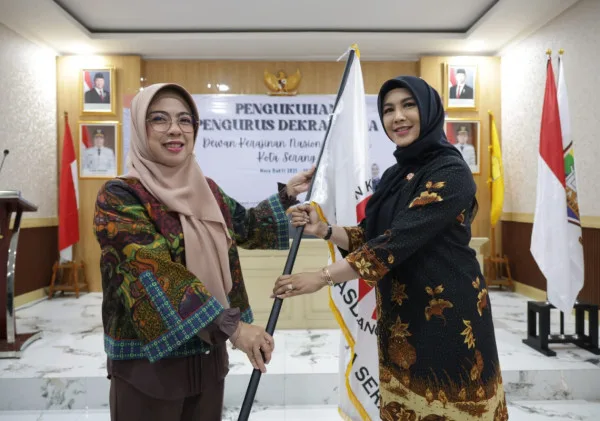 Dekranasda Kota Serang Dikukuhkan, Tinawati: Potensi UMKM Kreatif Harus Didorong