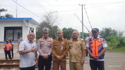 Pemkot Serang dan Kemenhub Bangun Pos Jaga dan Palang Pintu di Perlintasan Kereta Api
