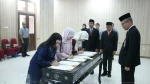 Tiga Notaris Pengganti Dilantik di Kantor Wilayah Kemenkum Banten