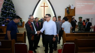 Wakil Wali Kota Tangsel Pastikan Ibarat Natal Berjalan Aman dan Kondusif