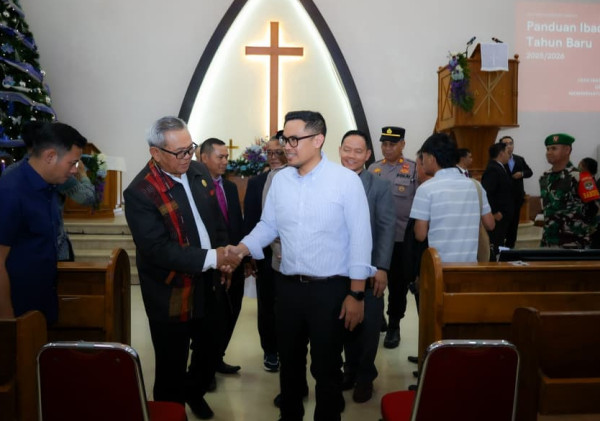 Wakil Wali Kota Tangsel Pastikan Ibarat Natal Berjalan Aman dan Kondusif