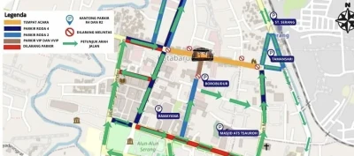 Penutupan Jalan Sultan Agung Tirtayasa, Dishub Kota Serang Siapkan Kantong Parkir dan Akses Masuk
